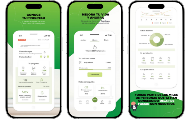 Respirapp app para dejar de fumar