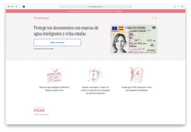Interfaz de Saferlayer