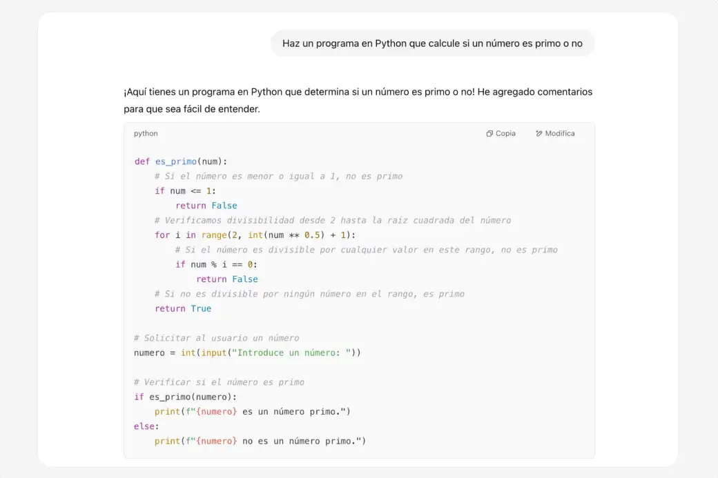 prompts de ChatGPT para programar