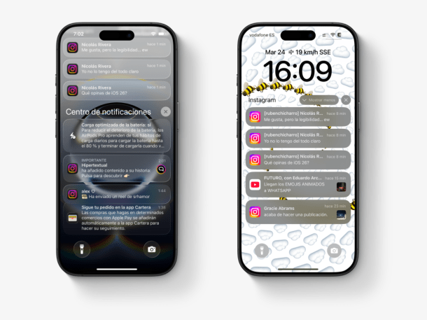 Legibilidad en iOS 26