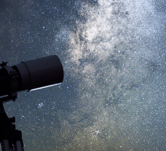 telescopio cielo estrellas espacio