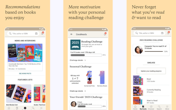 goodreads apps leer