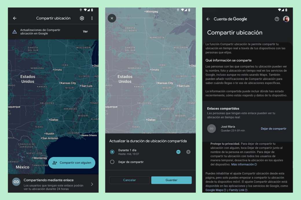Compartir tu ubicación con tu familia desde Google Maps