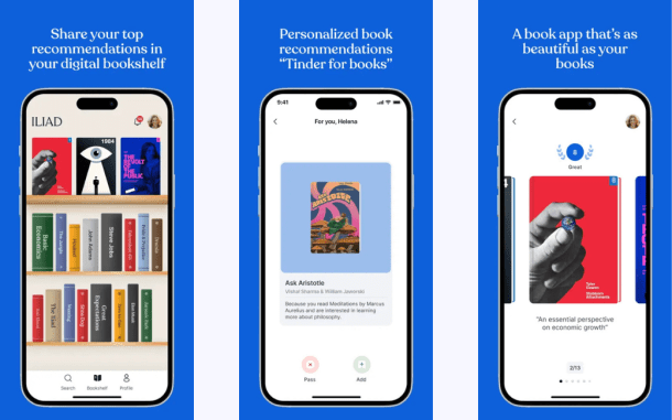 Iliad Books apps leer