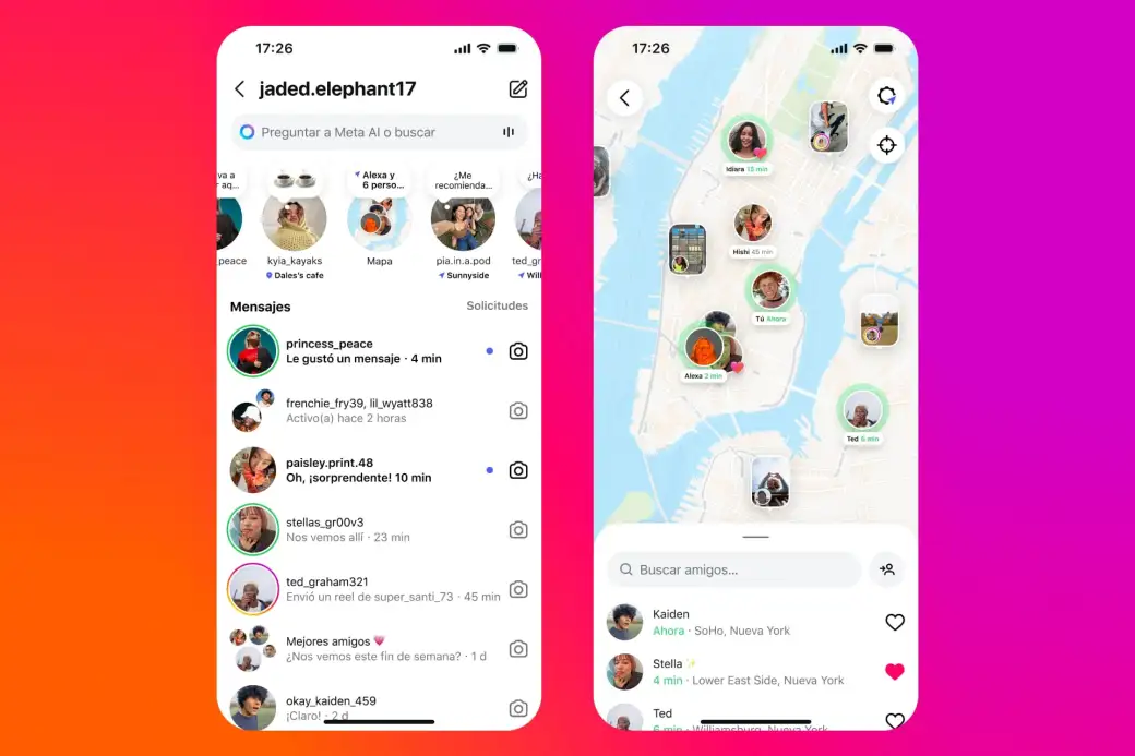 Mapa de Instagram - Desactivar tu ubicación en Instagram