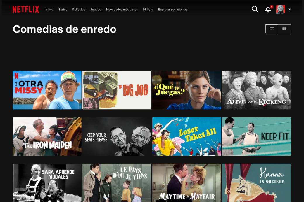 Códigos secretos de Netflix