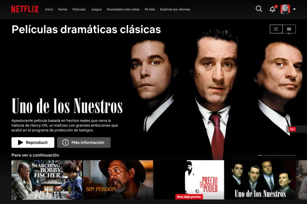 Códigos secretos de Netflix