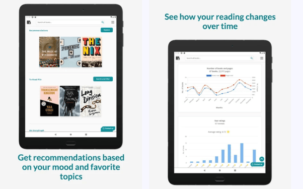 The Storygraph apps leer
