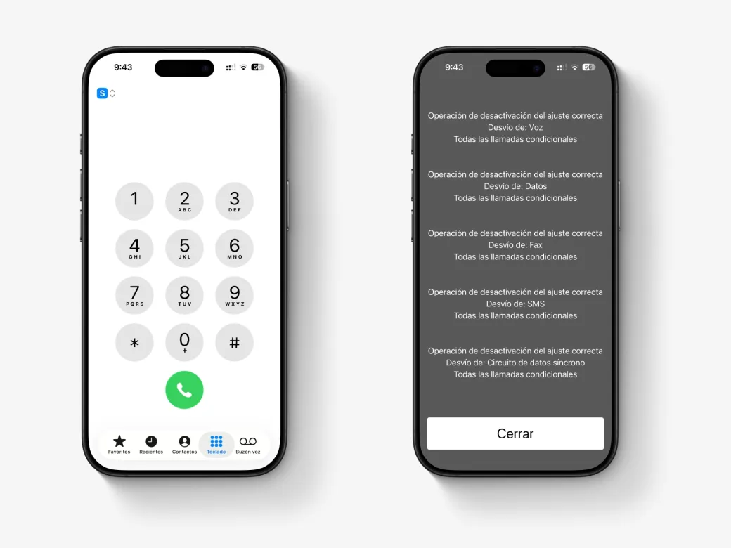 Desactivar contestador de llamadas en iPhone