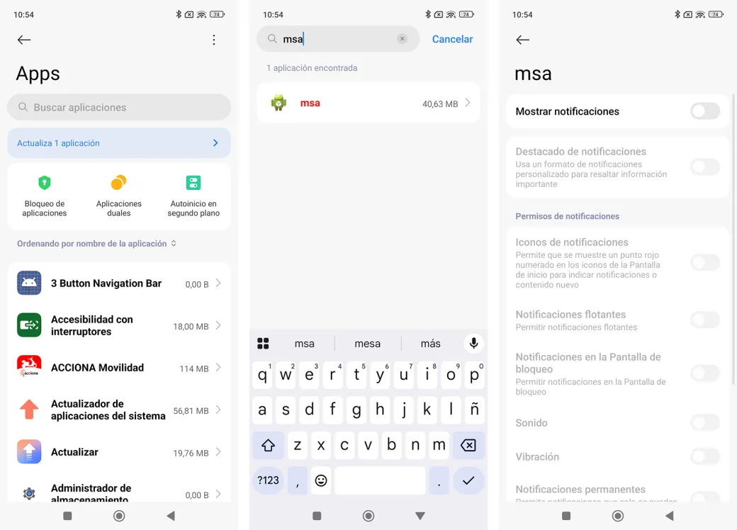Quitar anuncios móvil Xiaomi