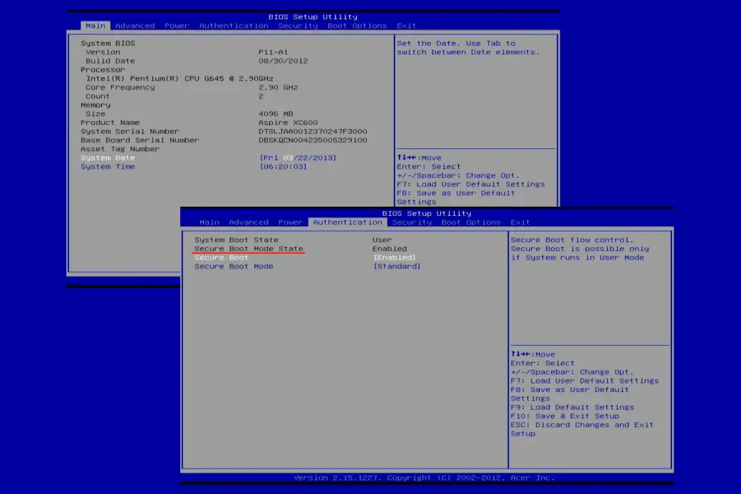 Secure Boot - arranque seguro
