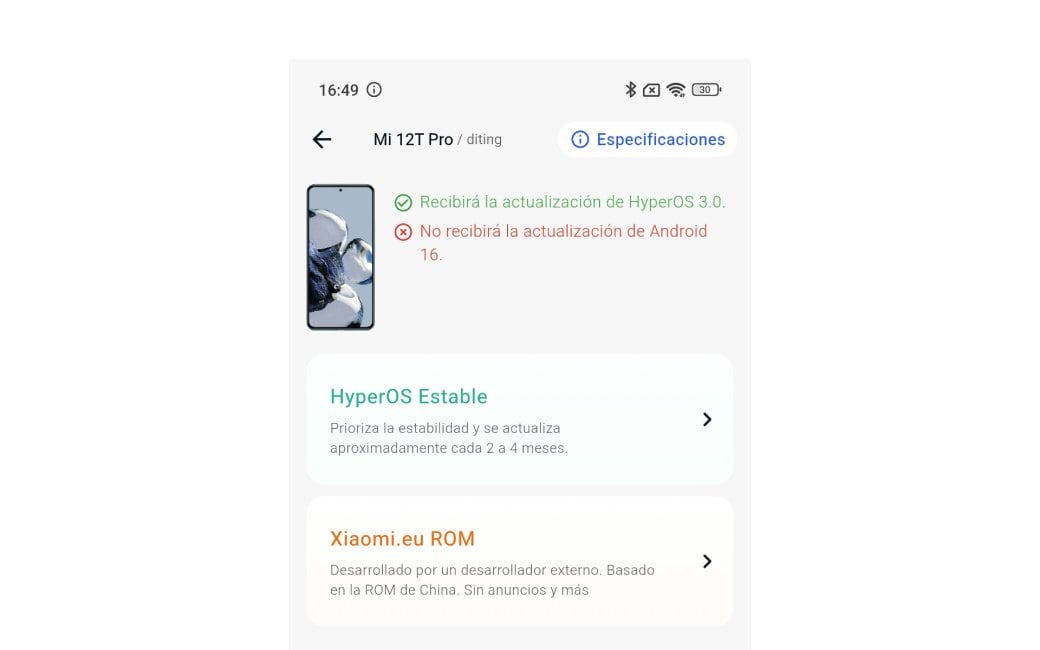 Xiaomi actualización a HyperOS 3 con HyperOS Updater
