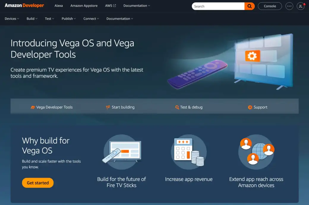 Vega OS de Amazon