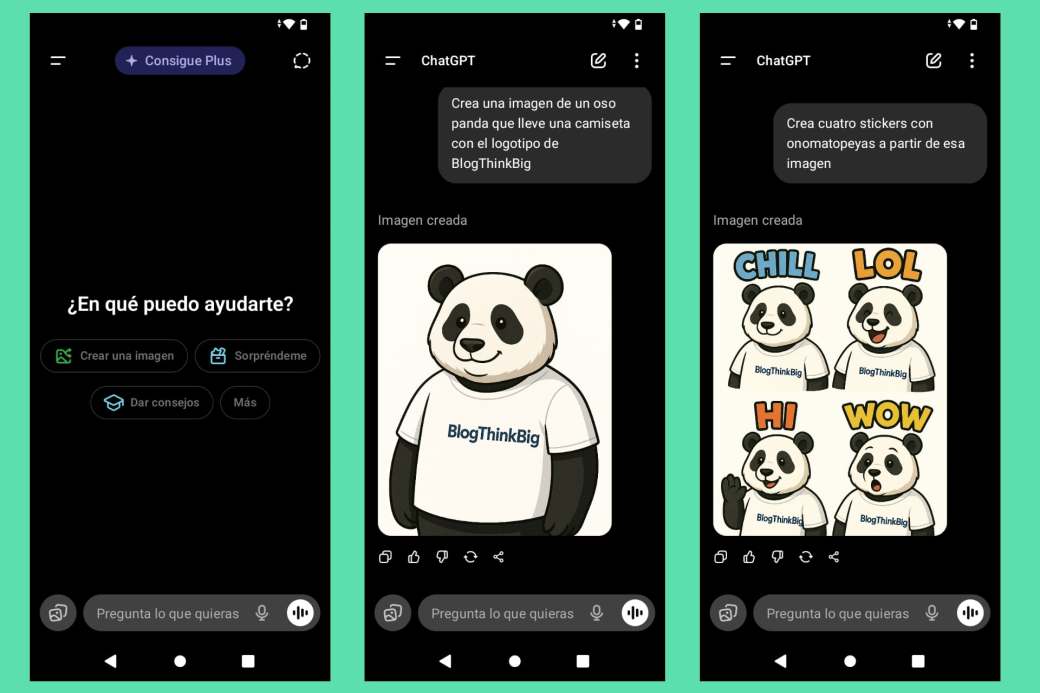 Crear stickers con ChatGPT, stickers de WhatsApp