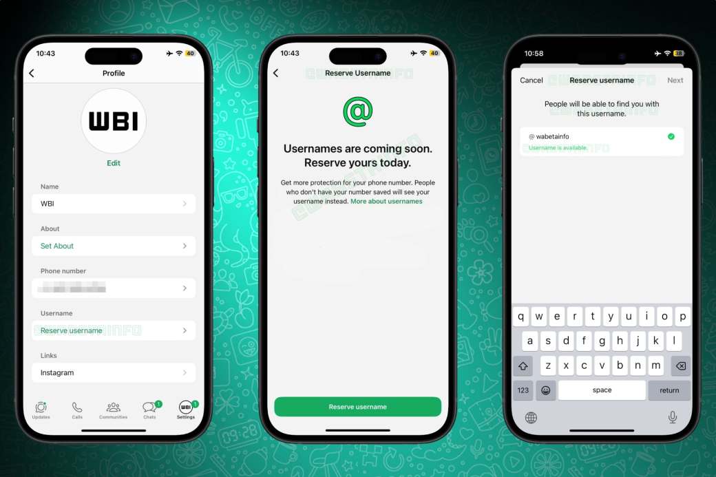 Nombres de usuario de WhatsApp: qué son y cómo se usan