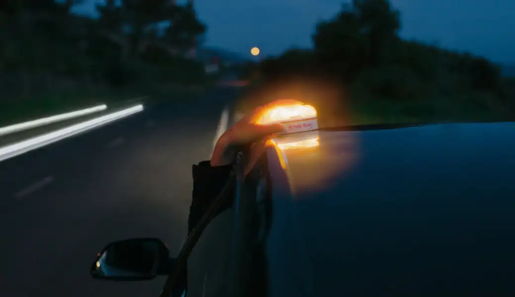 Bulos sobre las balizas V16