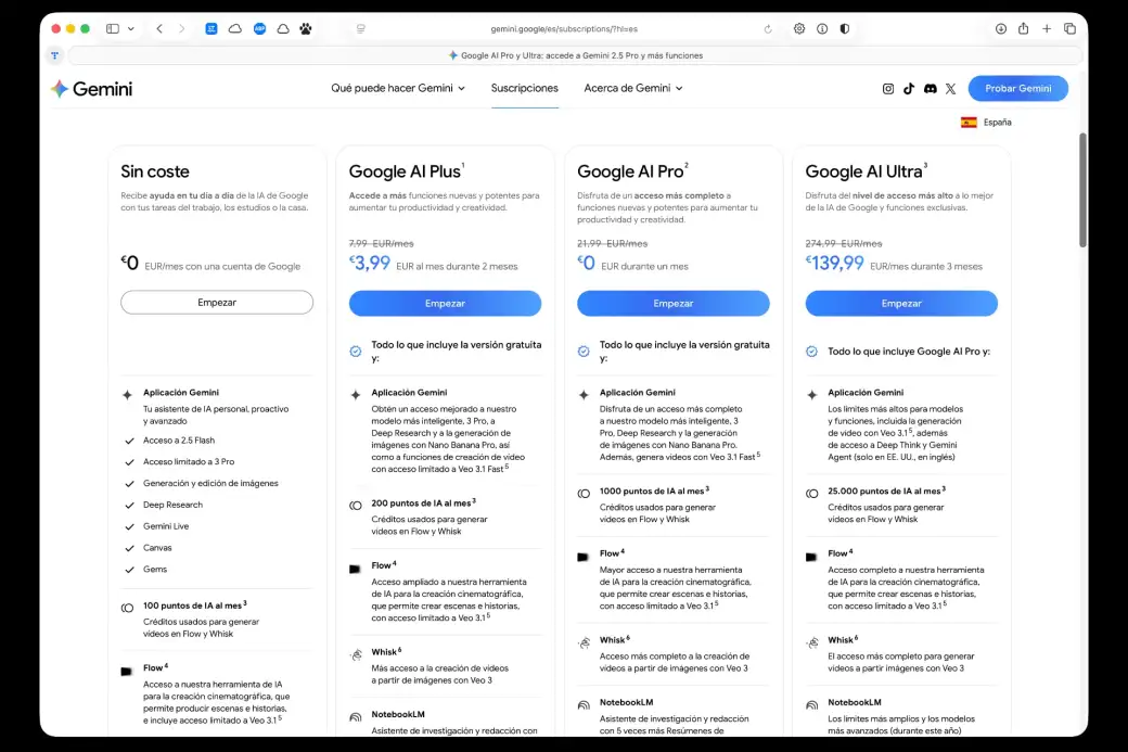 Gemini 3 Pro gratis