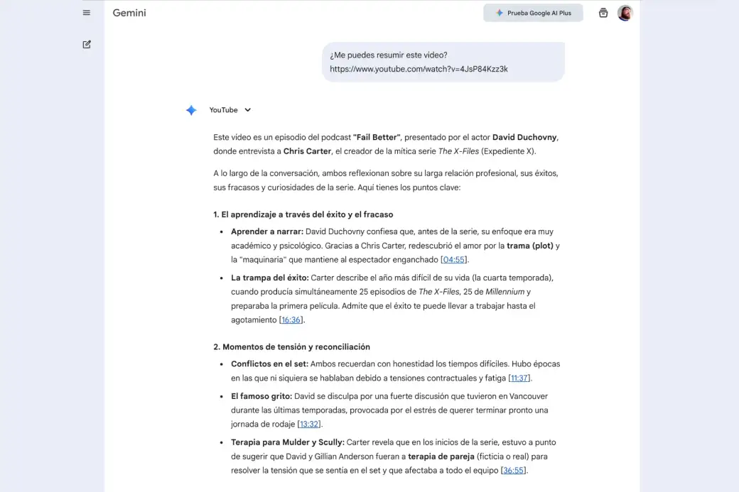 Resumir vídeos con inteligencia artificial