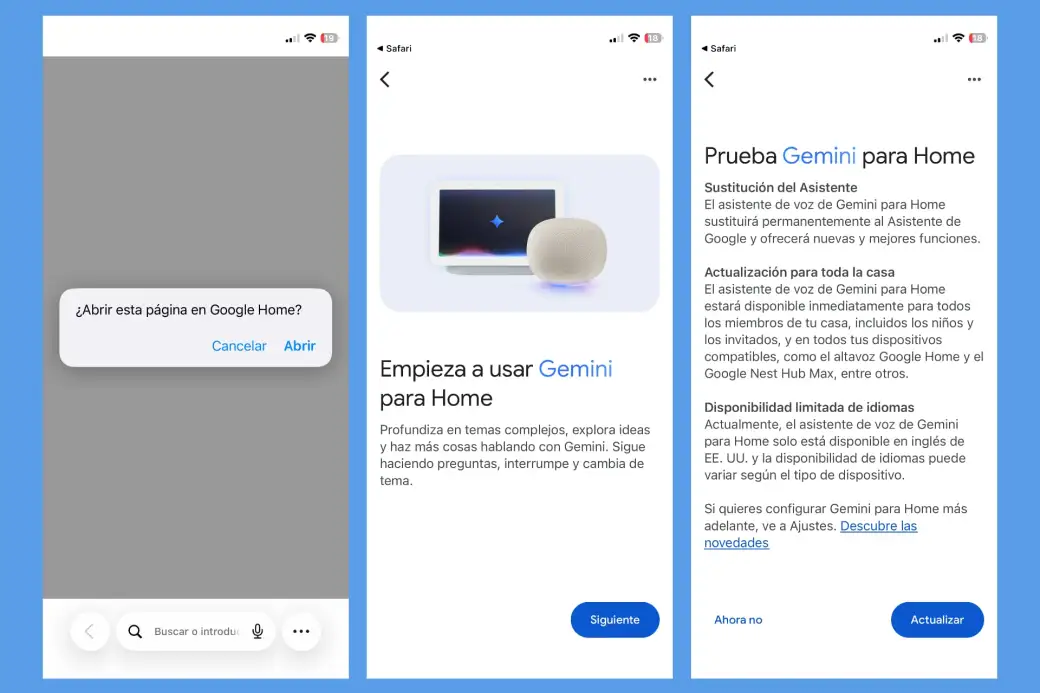 Activar Gemini en Google Home - Gemini para Home