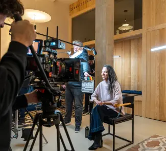 Grabación de Mejor Conectados con Susana Carmona