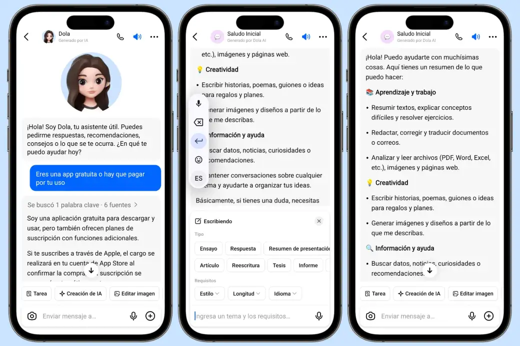 Dola Asistente de IA