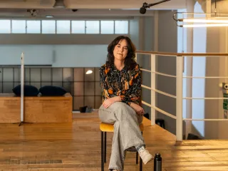 Loréna Fernández en el espacio de su entrevista