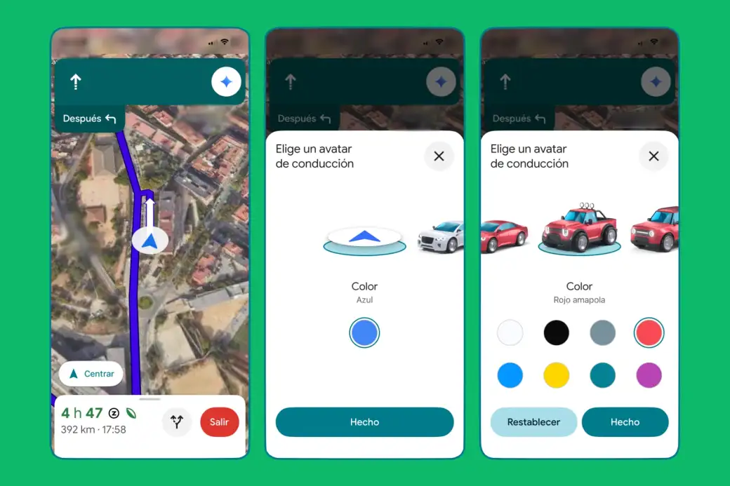 Cambiar el icono de Google Maps de tu coche para decorarlo como tú quieras
