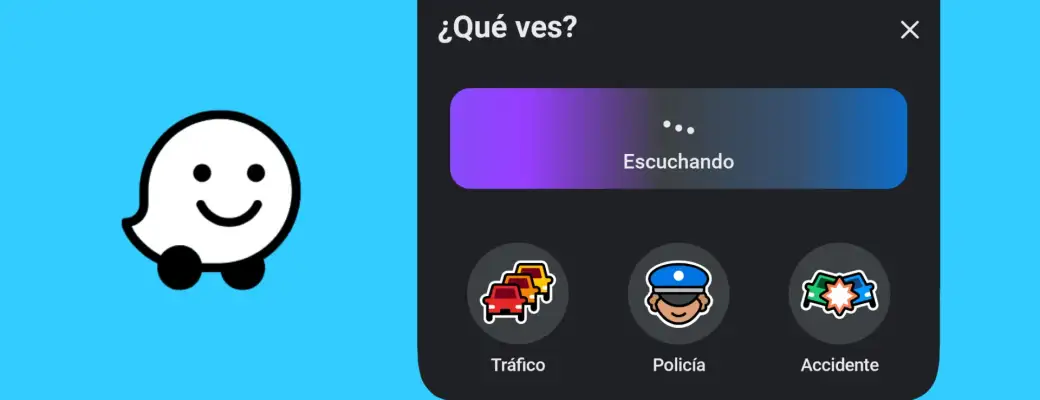 Avisar a Waze por voz