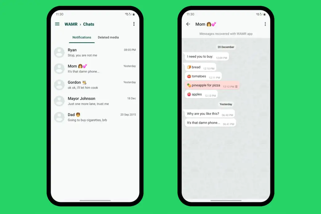 Mensajes borrados de WhatsApp: cómo recuperarlos