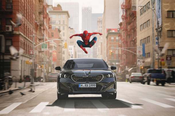 El BMW iX3 aparece en la película Spider-Man Brand New Day