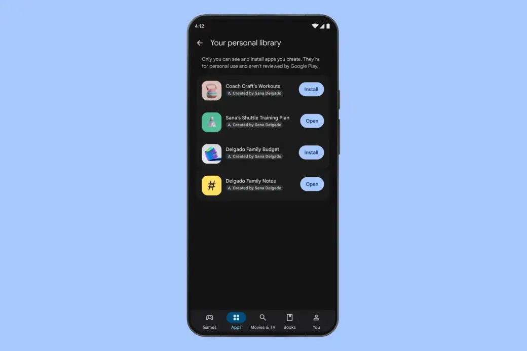 Crear tus propias apps mediante IA y vibe coding para Google Play Store