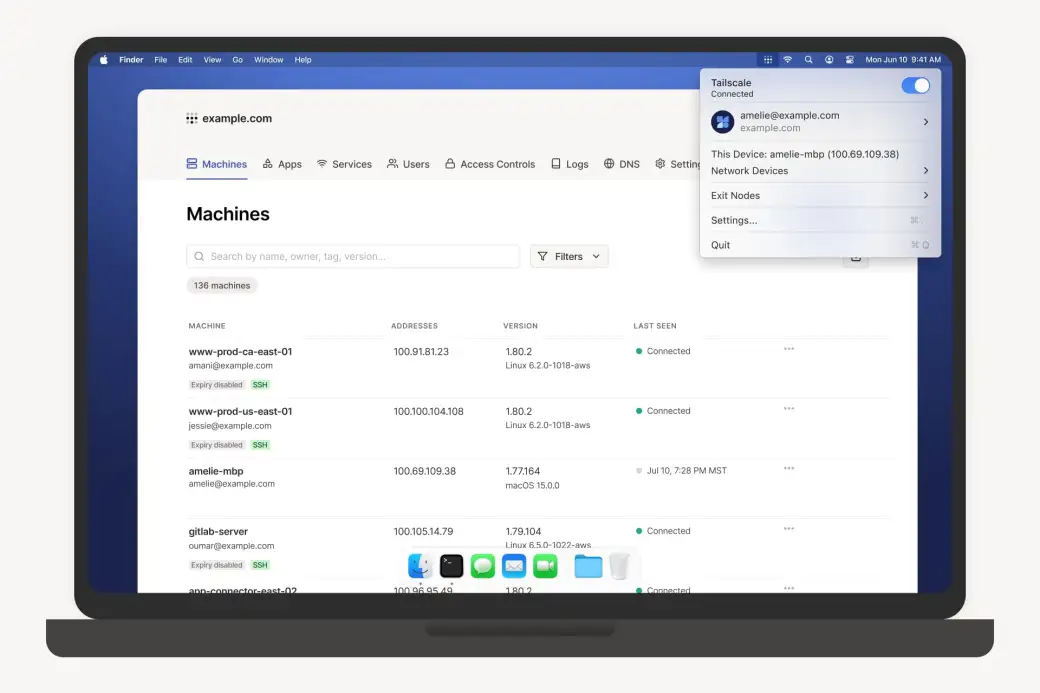 VPN en casa con Tailscale