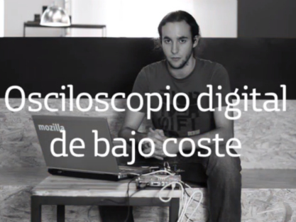 Samuel López ha desarrollado un osciloscopio digital de bajo coste dentro del programa Talentum