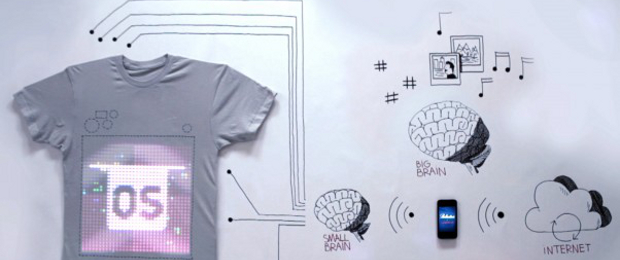 camisetas programables llegan a la moda